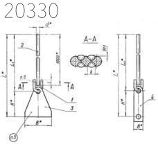 Блок подвески с муфтой Л8-175.000-07 15000 кгс