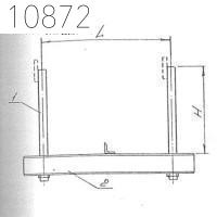 Траверса металлическая подвесная 10 мм 0312.47.00.000-37 СБ