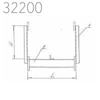 Подвеска траверсы металлической подвесной 0312.48 75 мм МПж7