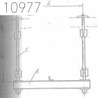 Траверса металлическая подвесная 6,5 мм 0312.49.00.000-02 СБ