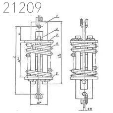 Блок пружинный Л8-524.000 1,26 кН