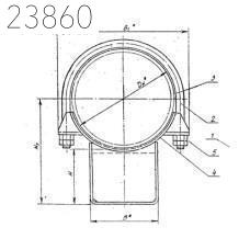 Опора скользящая диэлектрическая Т.17.03 194 мм