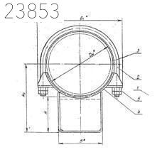 Опора скользящая диэлектрическая Т.17.06 219 мм