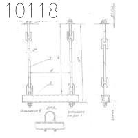 Подвеска с двумя тягами 159 мм 0312.05.00.000-04 СБ исп 1