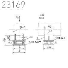 Опора корпусная хомутовая тип 219-КХ-А11 ОСТ 36-146-88