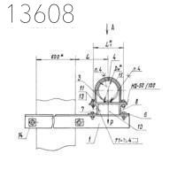 Опора А14Б 304.000-01 СБ 160 мм