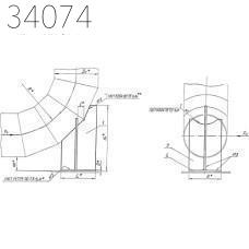 Опора сварных отводов 108х120 мм ТС-631.000