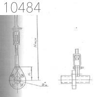 Подвеска под арматуру приварная 530 мм 0312.28.00.000-14 СБ