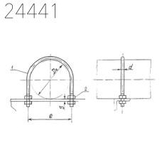 Опора швеллерная приварная тип 273-ШП-А1 ОСТ 36-146-88