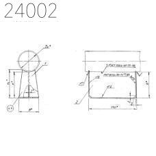 Опора скользящая Т13.08 108 мм