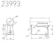 Опора скользящая Т13.35 530 мм